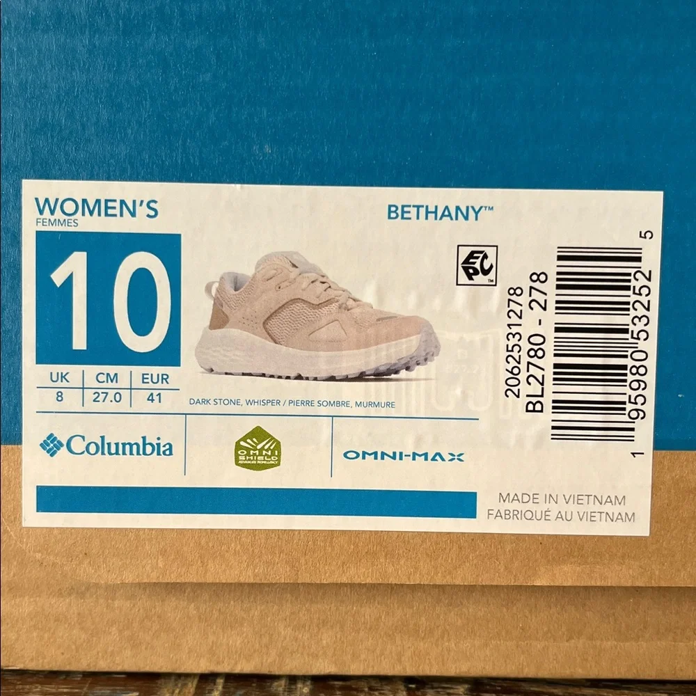 Columbia Women’s Bethany Shoe Size 10 NEW